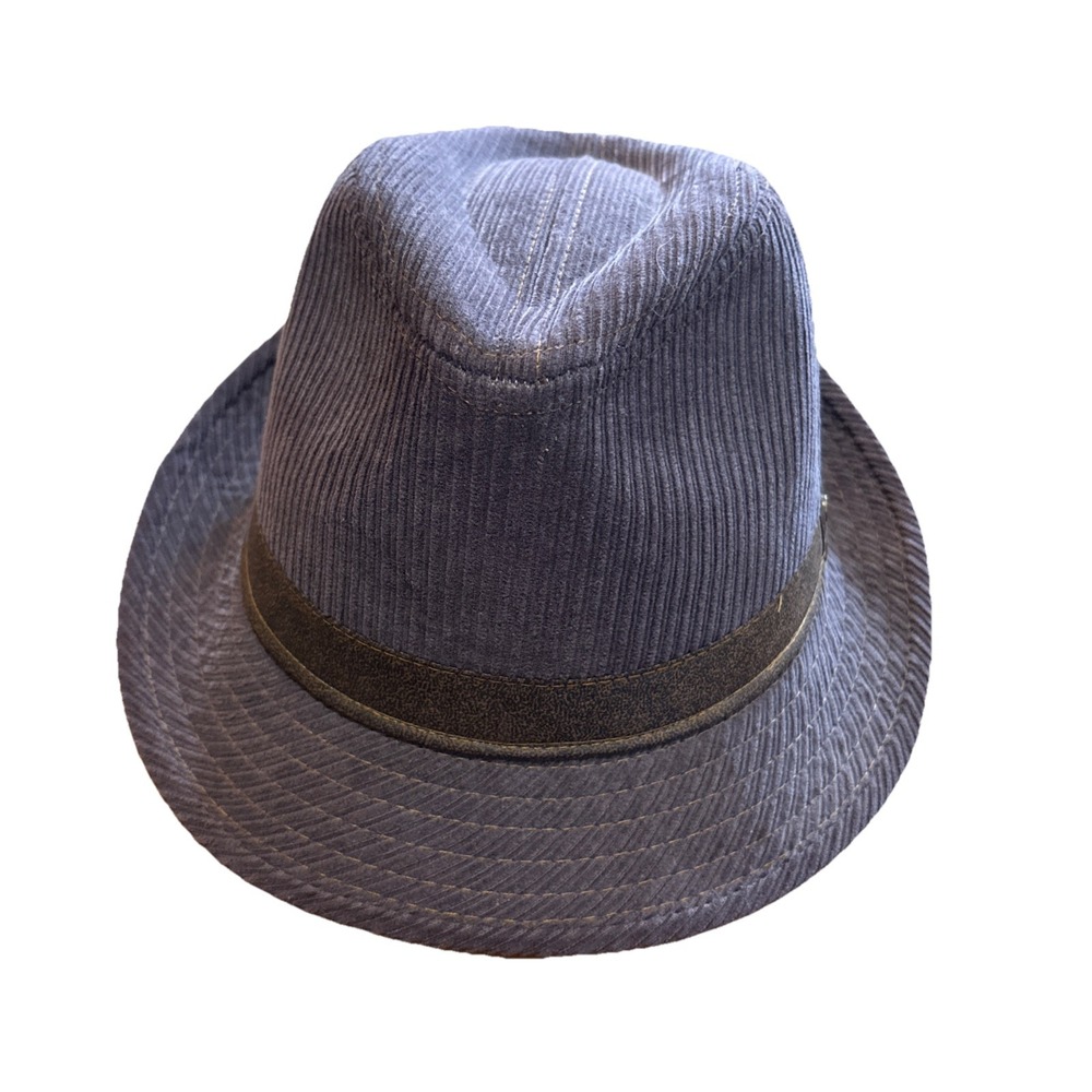 Stetson Fedora Hat‎ Sz Large Brown Corduroy Cotton EUC